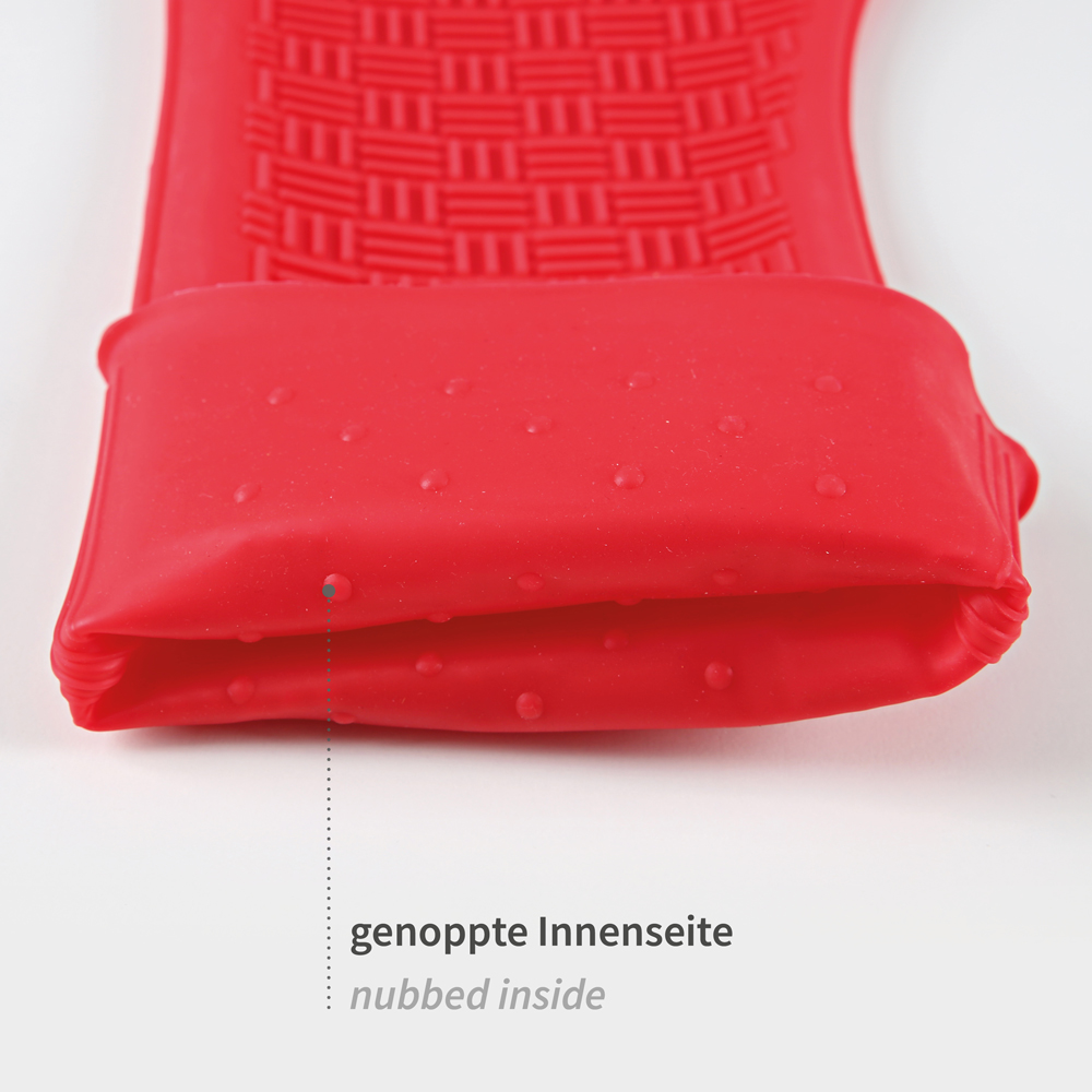 Oven gloves Heatblocker made of silicone with nubbed inside