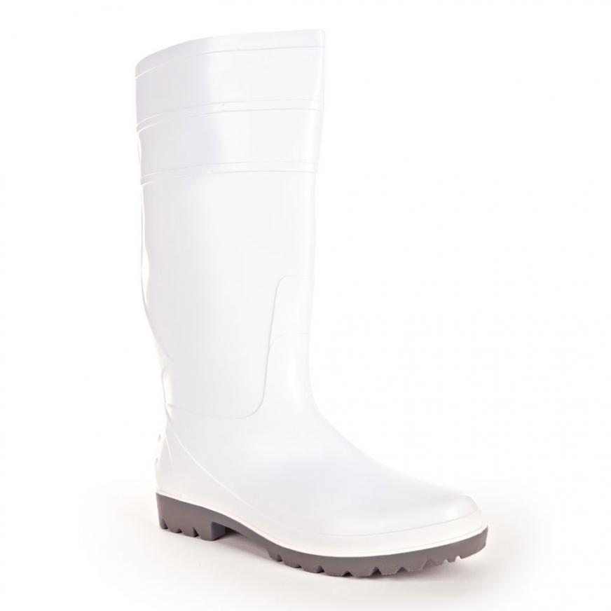 Professional boots, O4 | PVC / nitrile in the front view 