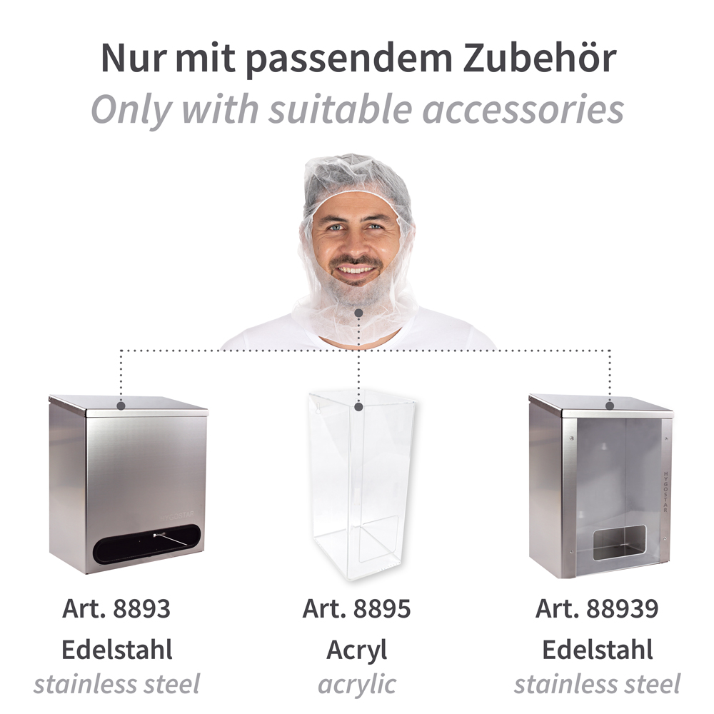 Astrohauben Industry | PP, weiß, Zubehör Astrohauben Industry aus PP in weiß mit Zubehör