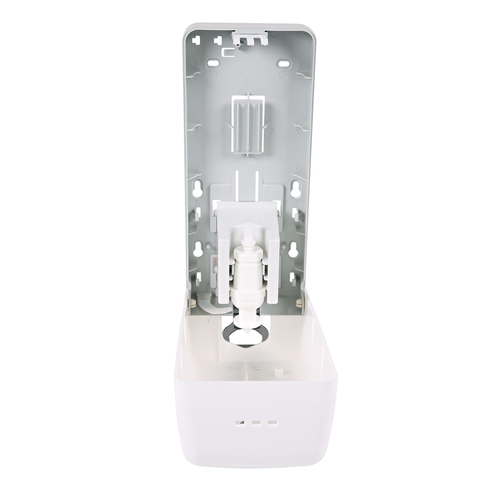 Soap dispenser Simply Eco made of plastic for SiCC cartridge in the inside view