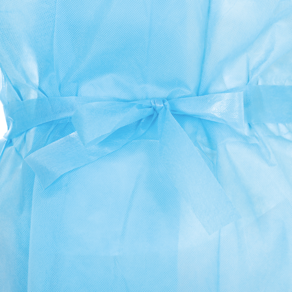 Protective gown Ultra Protect made of PP, PE fully laminated with ribbon