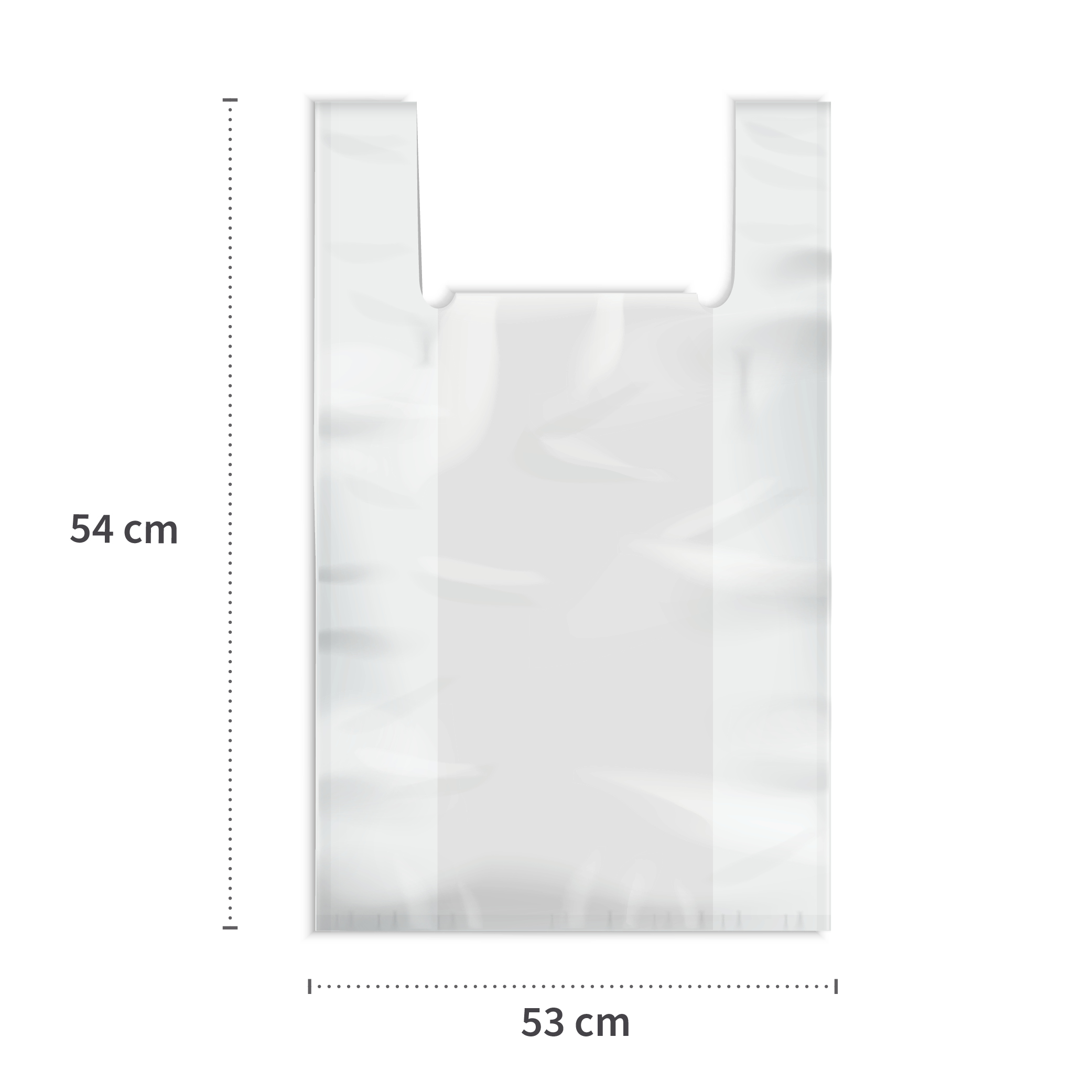 Müllbeutel mit Griff Light, 25 l | HDPE, Rolle, Maße Müllbeutel mit Griff Light, 25 l aus HDPE auf Rolle mit Maße