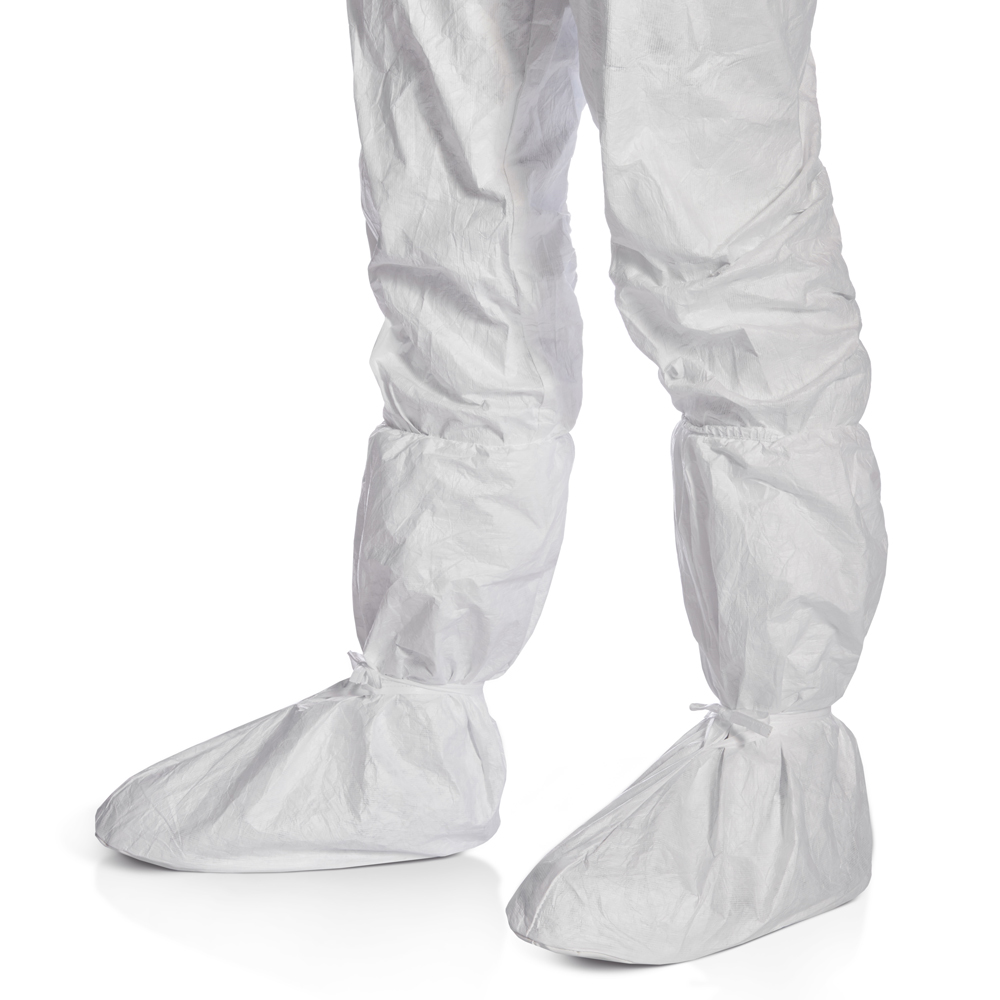 DuPont™ Tyvek® IsoClean® slip-resistant overboots IC 458 B WH MS, sterile in the side view