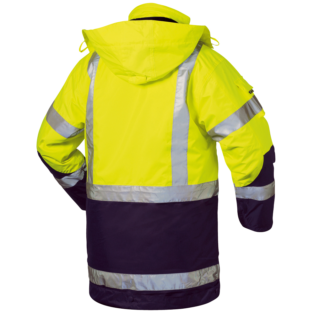 Elysee® Jekyll 23421 high vis parkas from the backside