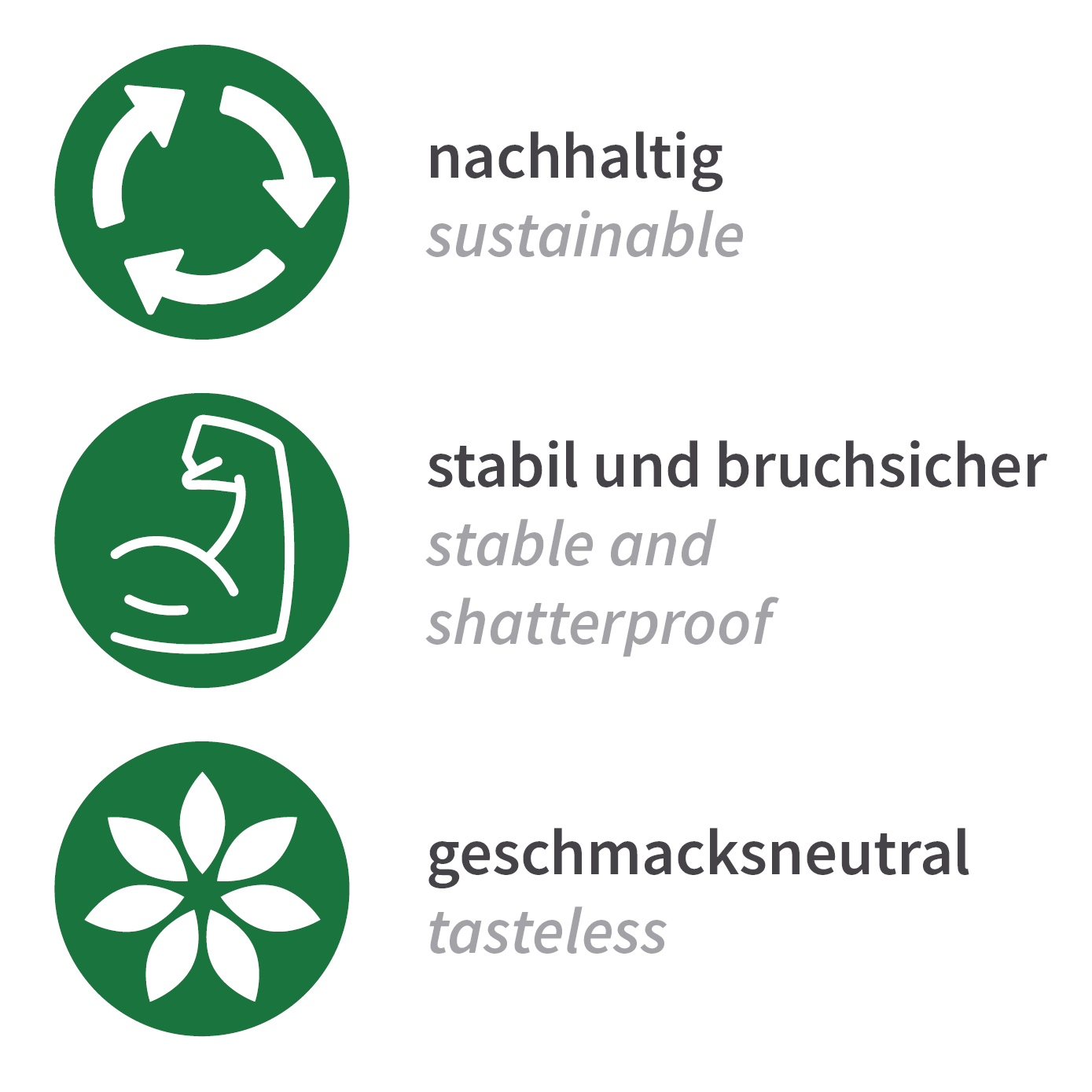 Bio Holzspieße, Eigenschaften Bio Holzspieße mit Eigenschaften