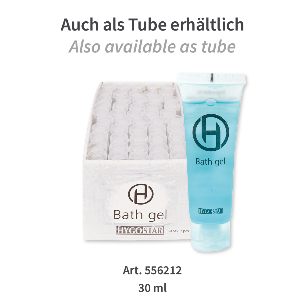 Duschgel Flasche, auch als Tube