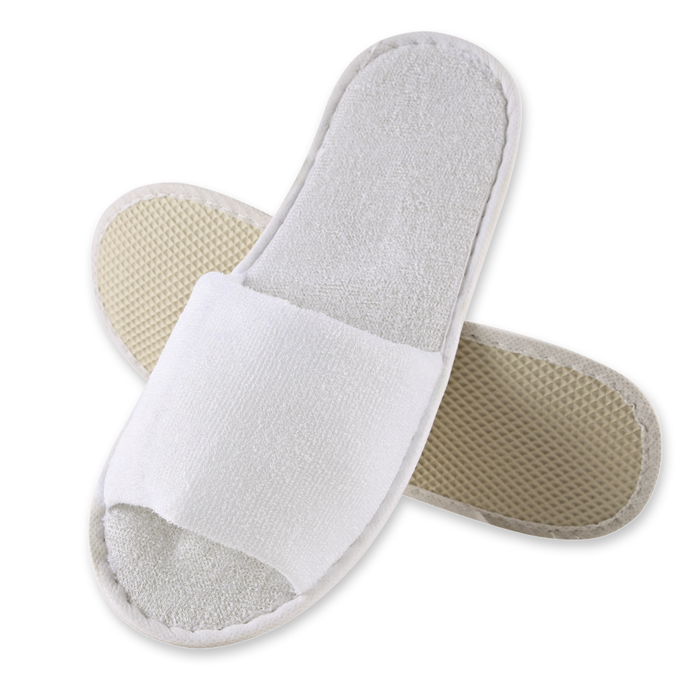 Slipper Classic, offen, aus Polyester in der Frontansicht