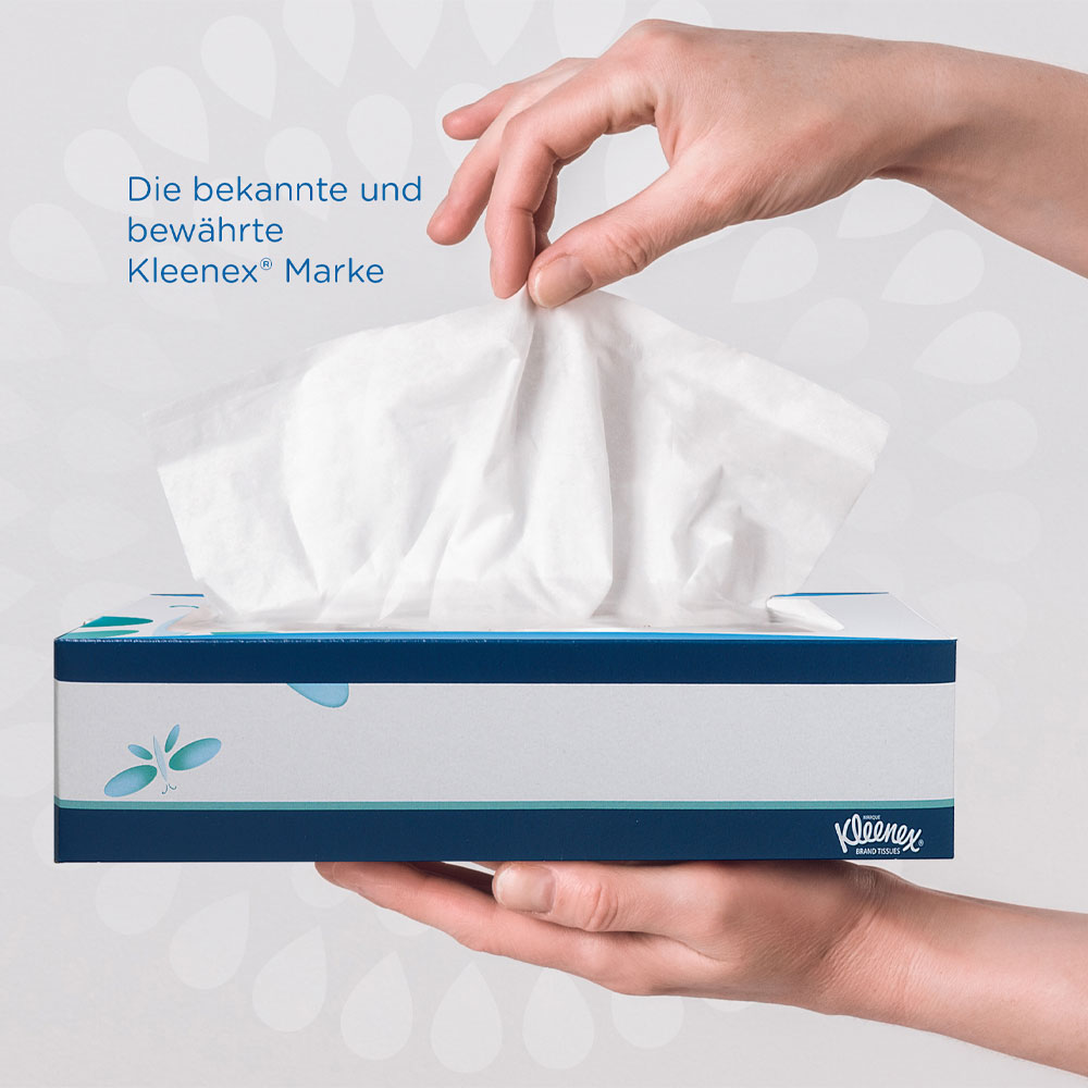 Kleenex® facial tissues, 3-ply with product preview