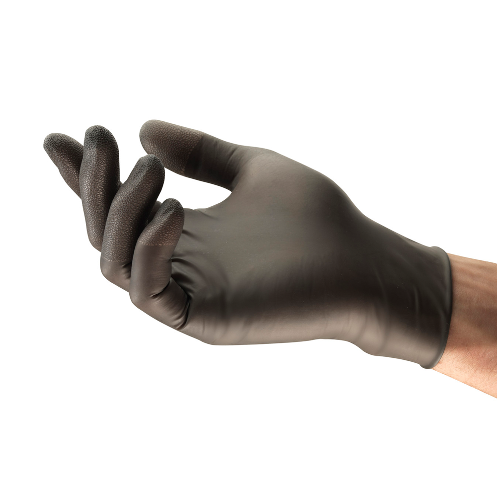 Nitrile gloves TouchNTuff® 93-250 with structured fingertips