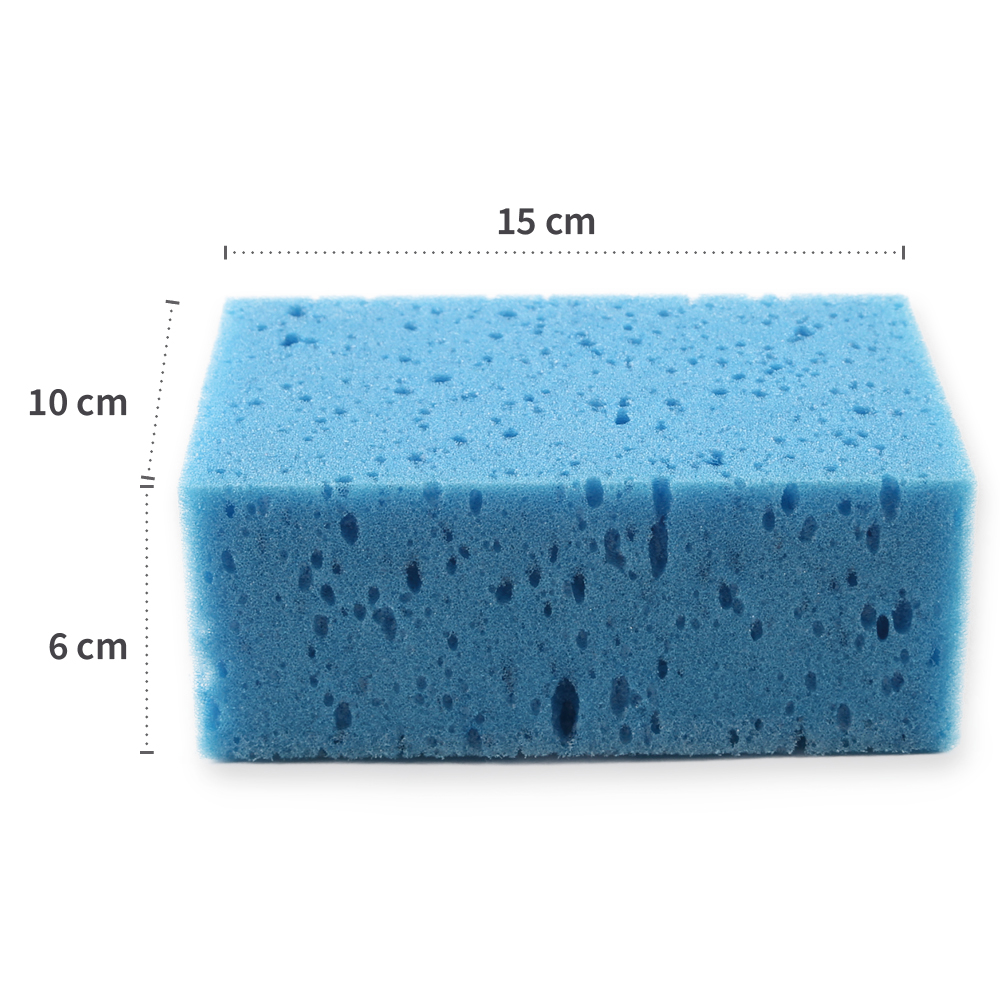 All-purpose sponges Colour-set made of foam in blue with measure