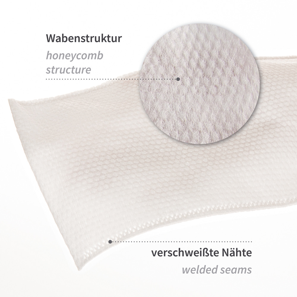 Waschhandschuhe Soft aus Spunlace die Stoff Beschaffenheit