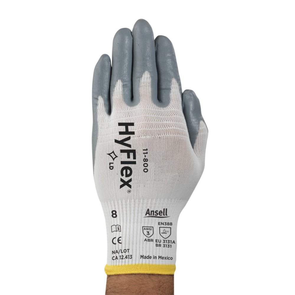 Ansell HyFlex® 11-800, mutlipurpose gloves in the front view