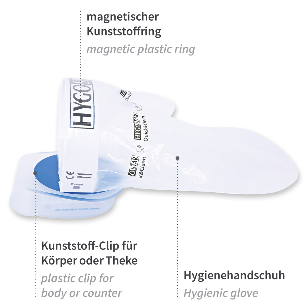 Quick&Clean Kit Single plastic with description 