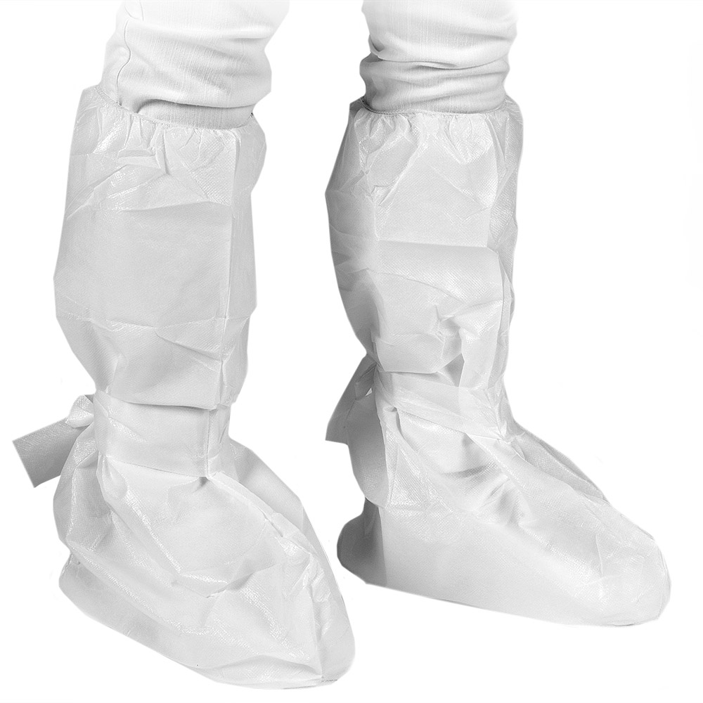 Overboots made of PP/CPE in white