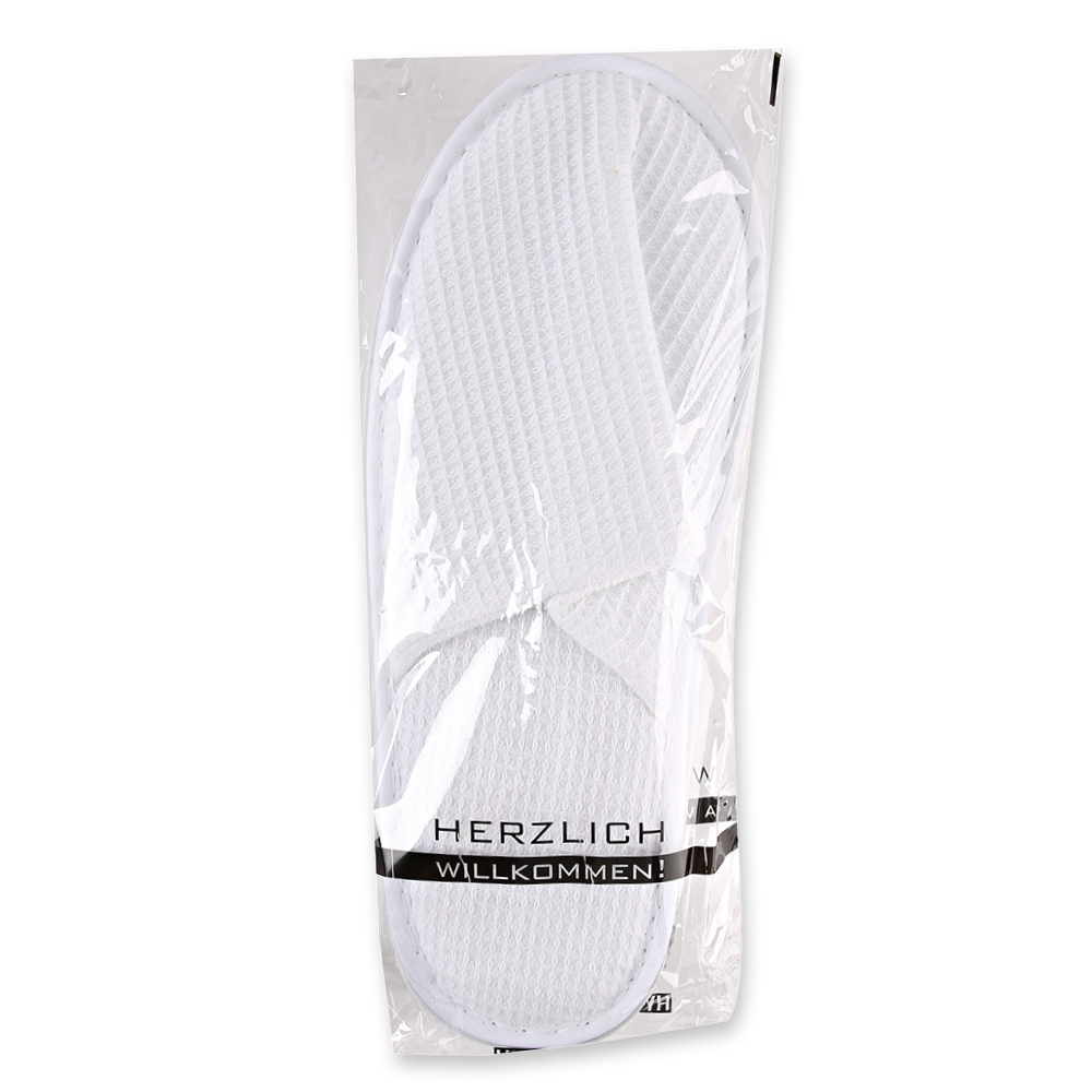 Slipper Relax, geschlossen | Baumwolle, verpackt Slipper Relax, geschlossen, aus Baumwolle mit Verpackung