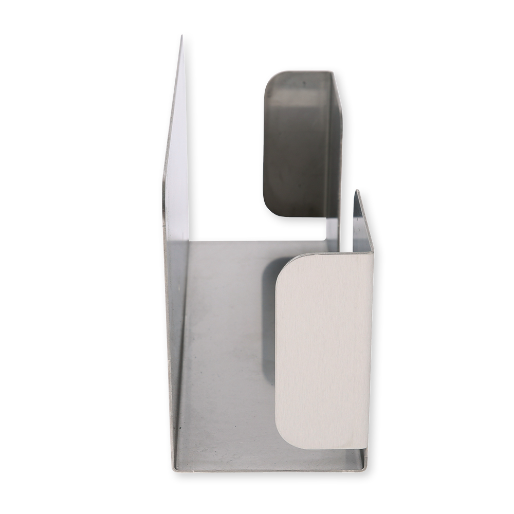 Flowpackspender aus Edelstahl in der Seitansicht