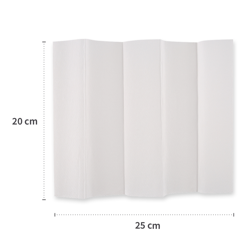 Papierhandtücher Compact, 2-lagig aus Zellulose, Interfold mit Maße