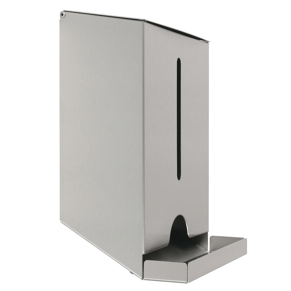 Bulk dispenser Smart, stainless steel in the side view