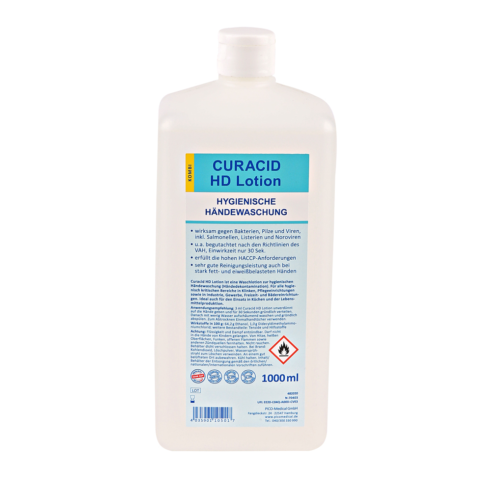 Hand decontamination Curacid® HD alcoholic in the 1l variant