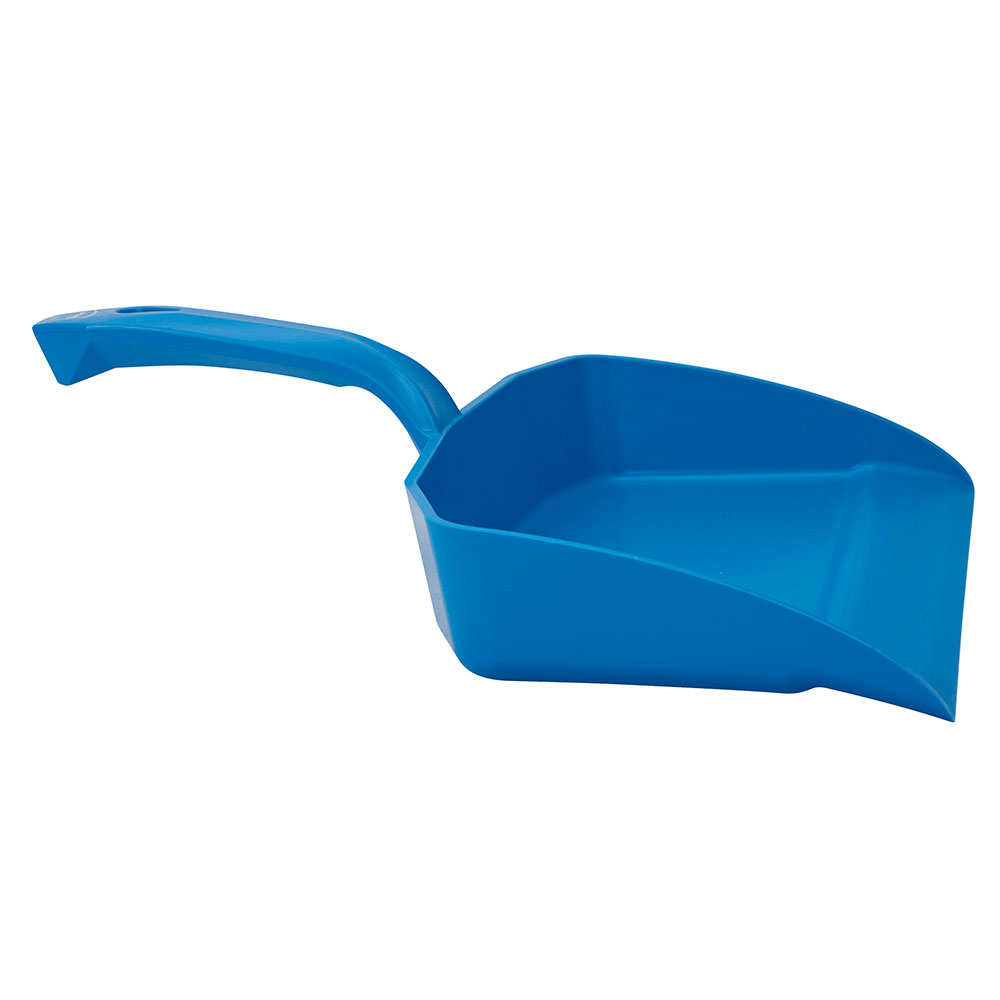 Vikan dustpan, 295 mm, blue, side view Vikan dustpan, 295 mm, blue side view