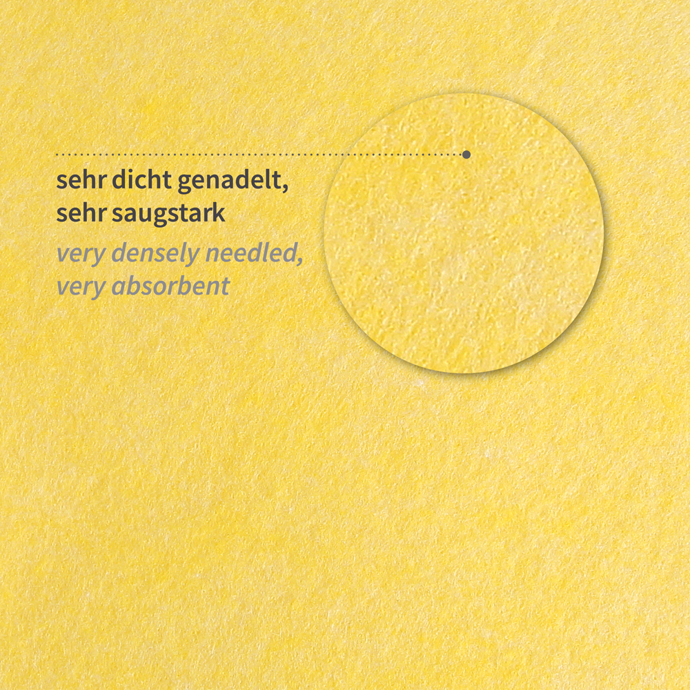 Mehrzwecktücher-Set Tetra | Viskose/PP/PES, Sparpack, gelb, Material Mehrzwecktücher-Set Tetra aus Viskose/PP/PES, Sparpack, gelb, Material