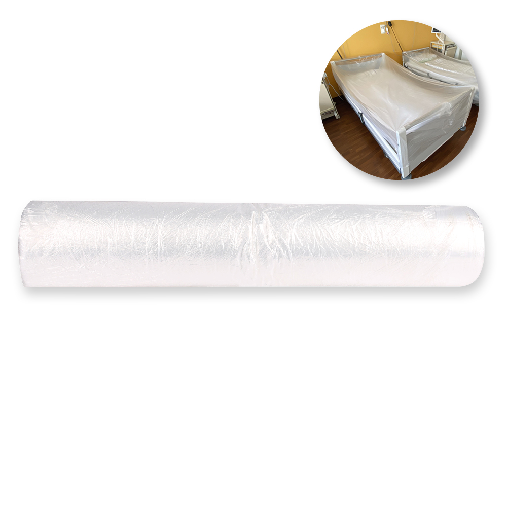 Bed covers on the roll from HDPE from the frontside