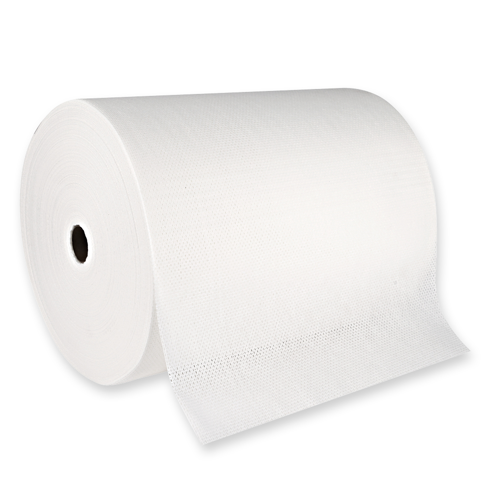 Wiping cloths Hygotex Eco made of viscose and polyester in white