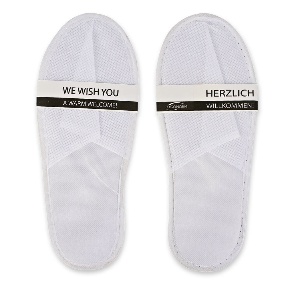 Slipper Light, geschlossen | PP, verpackt Slipper Light, geschlossen, aus PP in der Verpackung