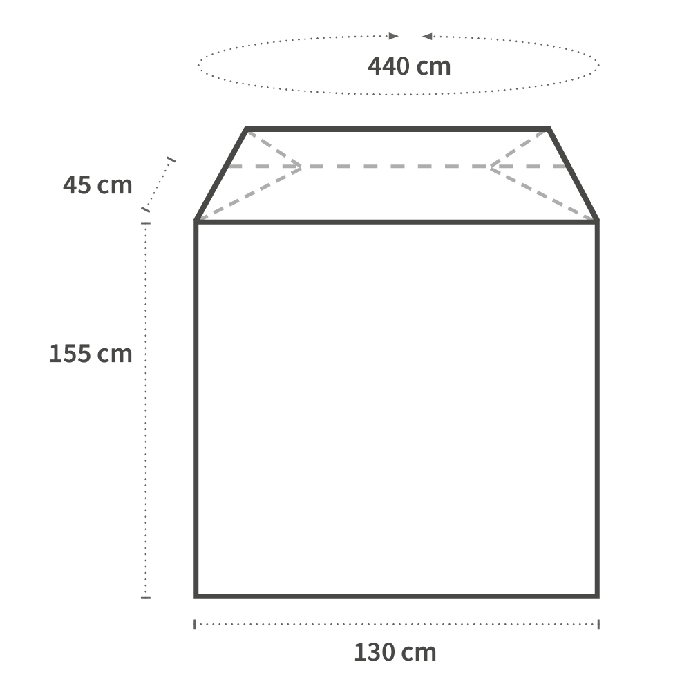 Pallet covers ~36my | LDPE, measure Pallet covers ~36my made of LDPE with measure