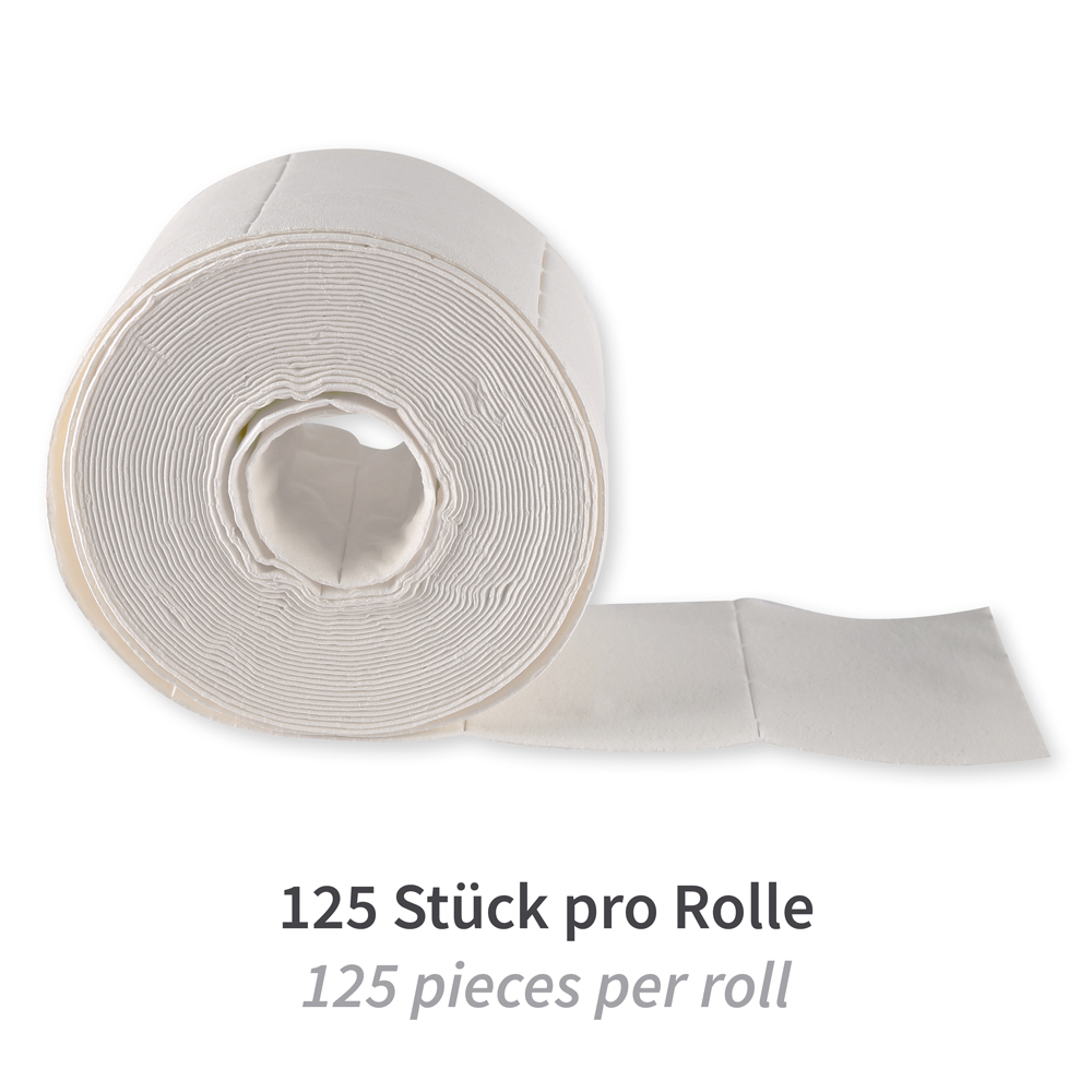 Cellulose swabs - on roll with number of pieces