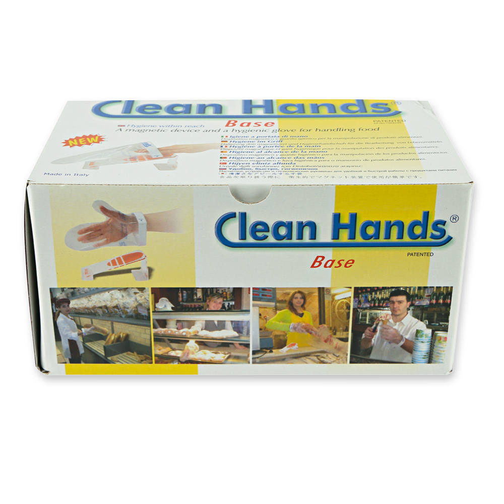 Clean Hands® Counter Kit Single made of stainless steel in the package