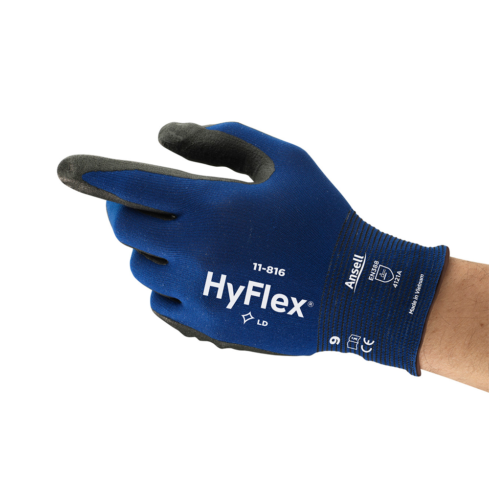 Ansell HyFlex® 11-816, multipurpose gloves in the side view