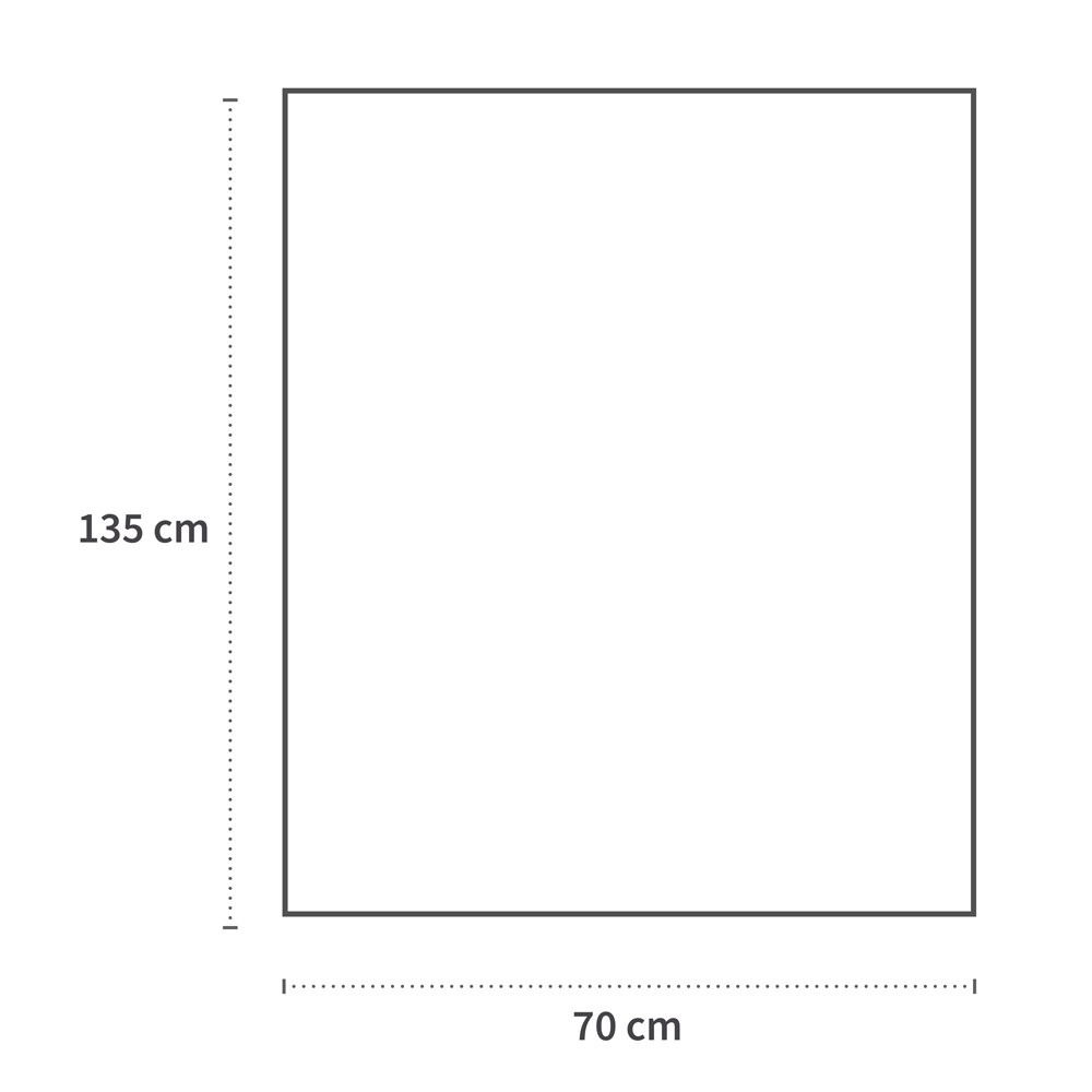 Waste bags, 240 l made of LDPE, pleated, dimensions