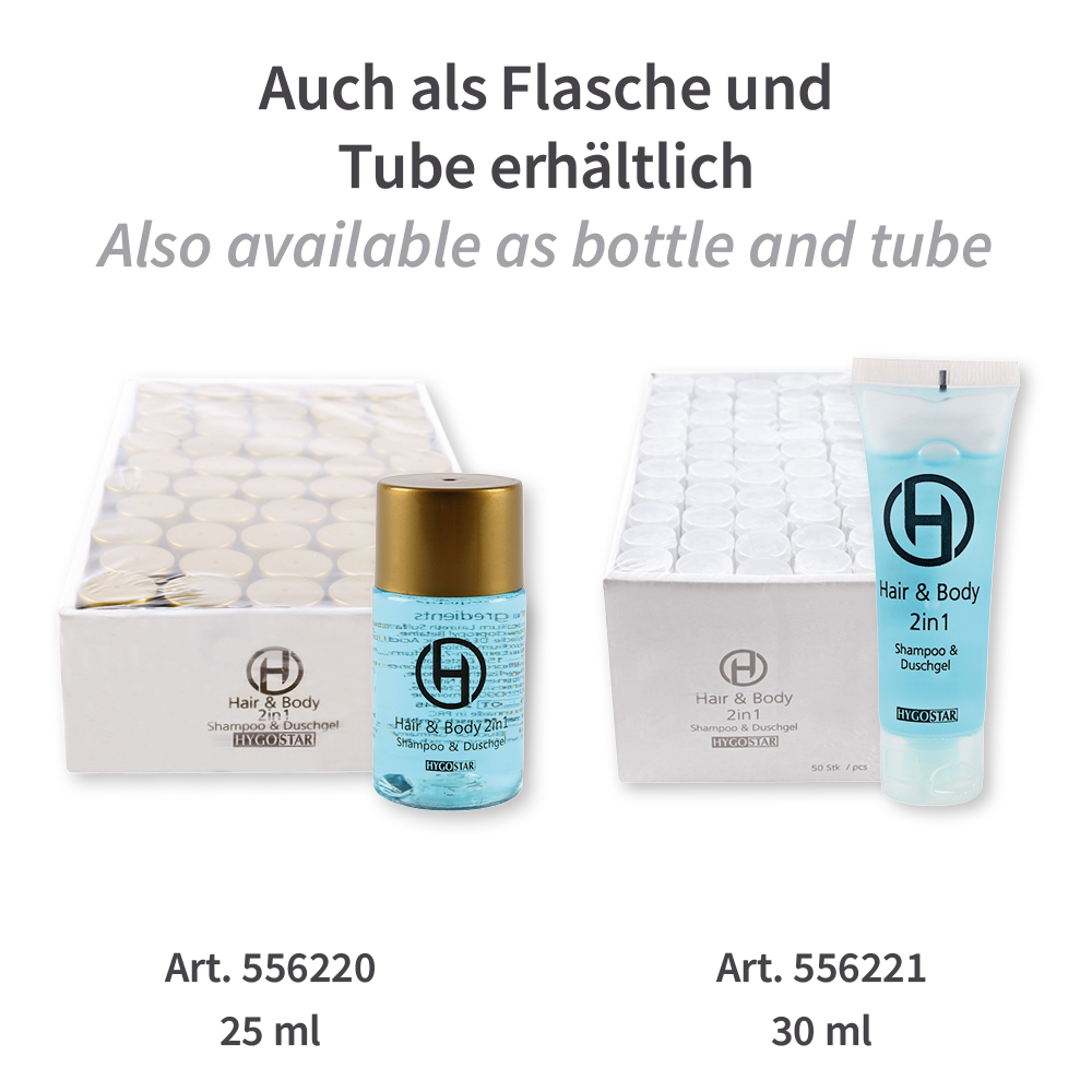 Hair & Body, 2in1 | Sachet, Varianten Hair & Body, 2in1, Sachet in anderen Varianten
