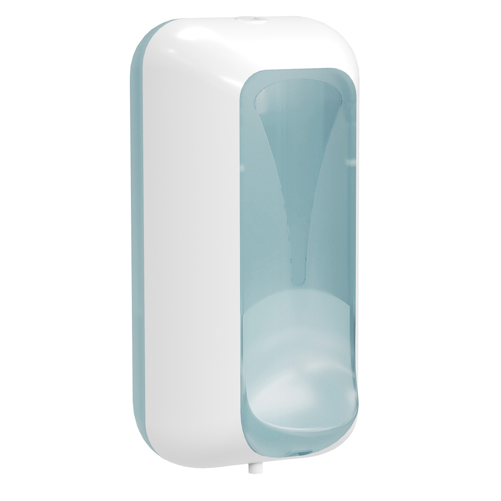 Soap dispenser REplast made of recycled plastic, front view
