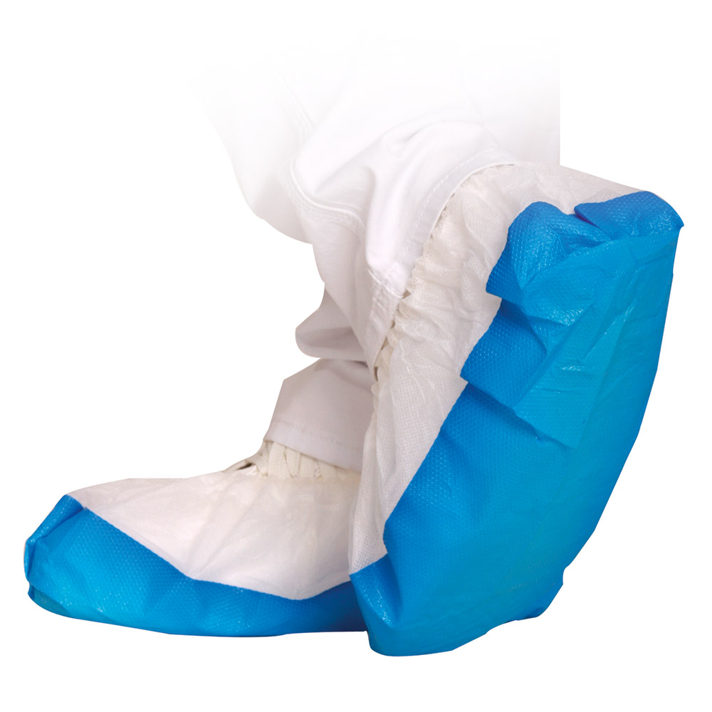 Overshoes Strong made of PP/CPE in white-blue