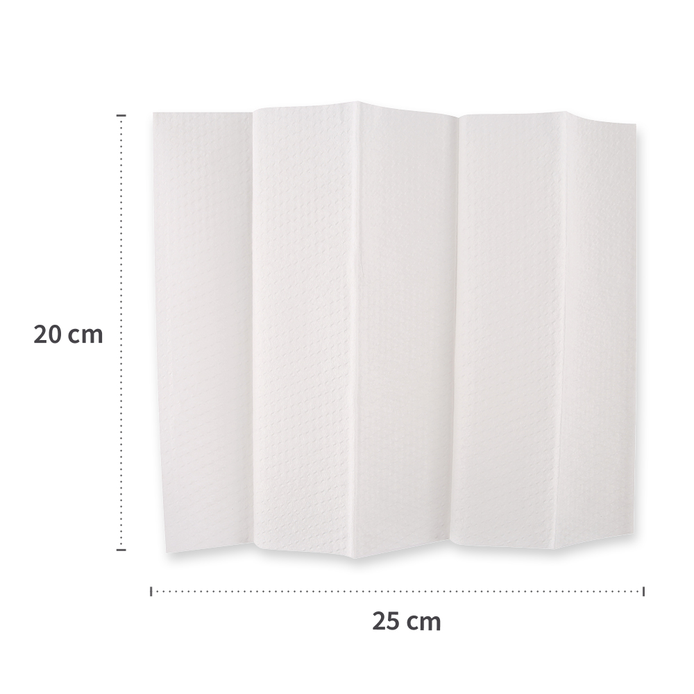 Paper hand towels Compact, 1-ply made of cellulose with measure