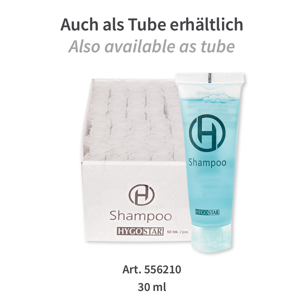 Shampoo bottle, also as tube