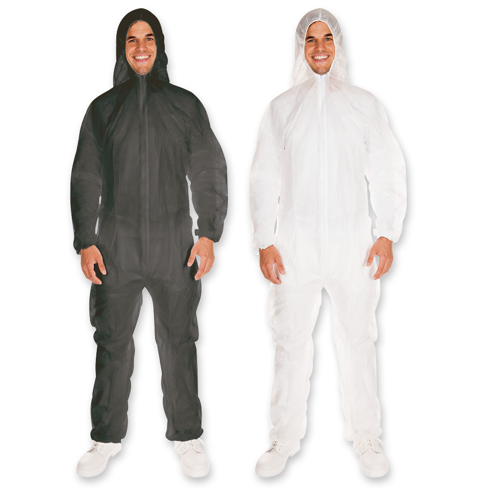 Coveralls with hood made of PP as category picture
