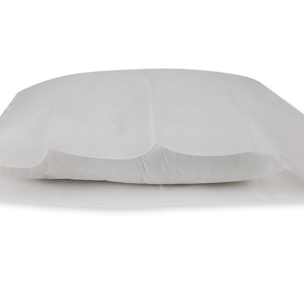 Disposable pillow cases from PP in the oblique view