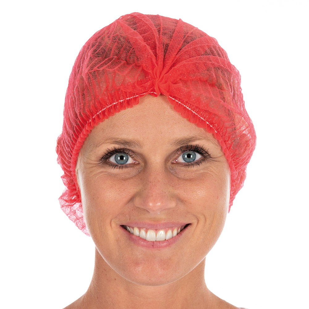 Klipphaube Light | PP, in der Frontansicht, rot