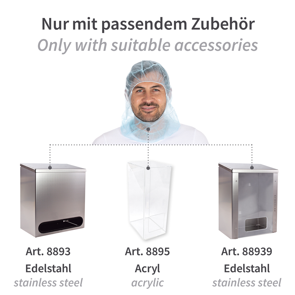 Astrohauben Industry | PP, blau, Zubehör Astrohauben Industry aus PP in blau mit Zubehör