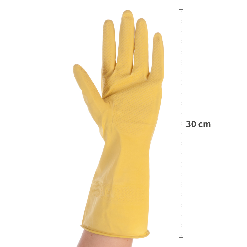 Haushaltshandschuhe Bettina Soft | Latex, gelb, Länge Haushaltshandschuhe Bettina Soft aus Latex in gelb mit Länge