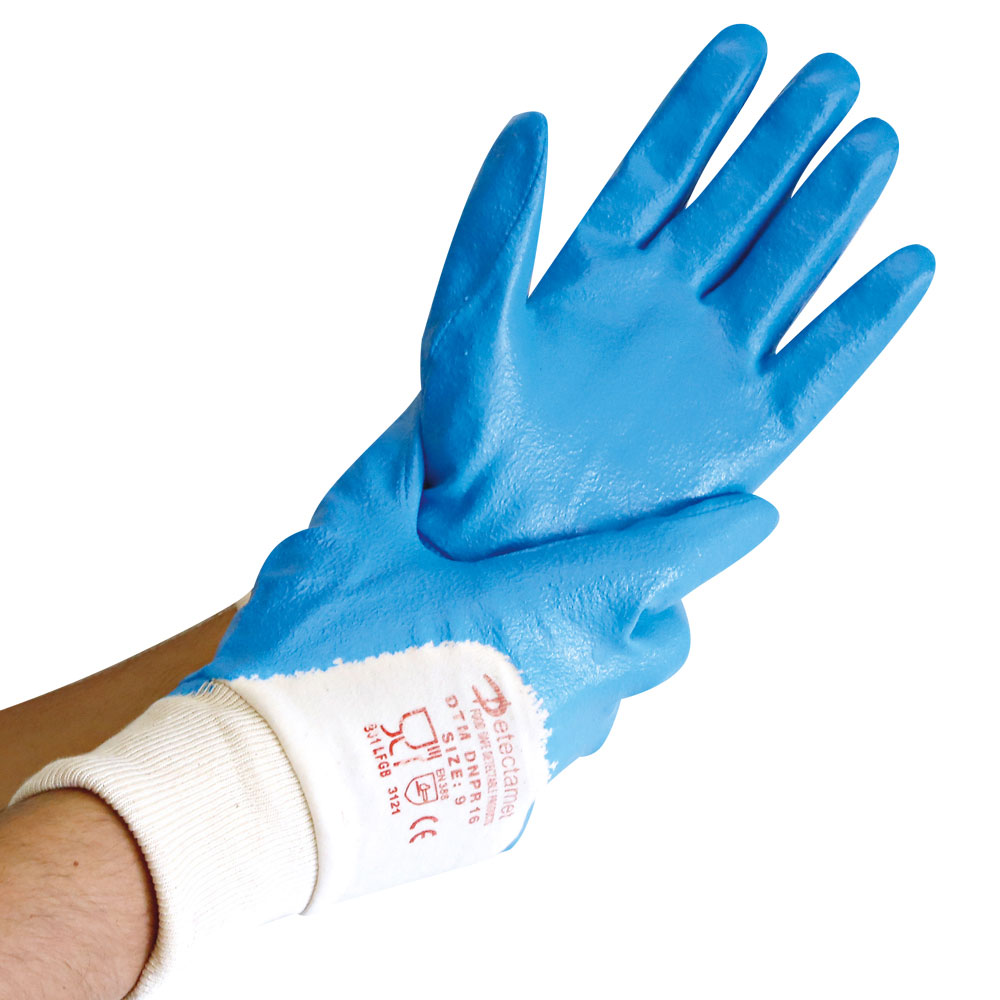 Work gloves "Nitril Detect" 3/4-coated | detectable