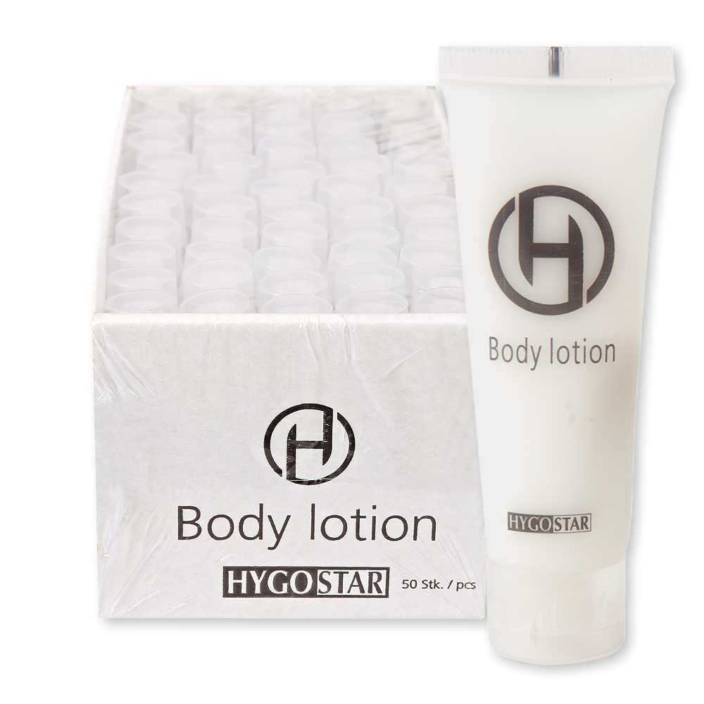 Body Lotion Tube im Tray