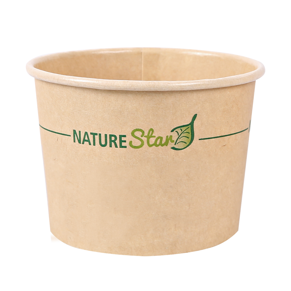 Eisbecher "Frozen" aus Kraftpapier, FSC®-zertifiziert
