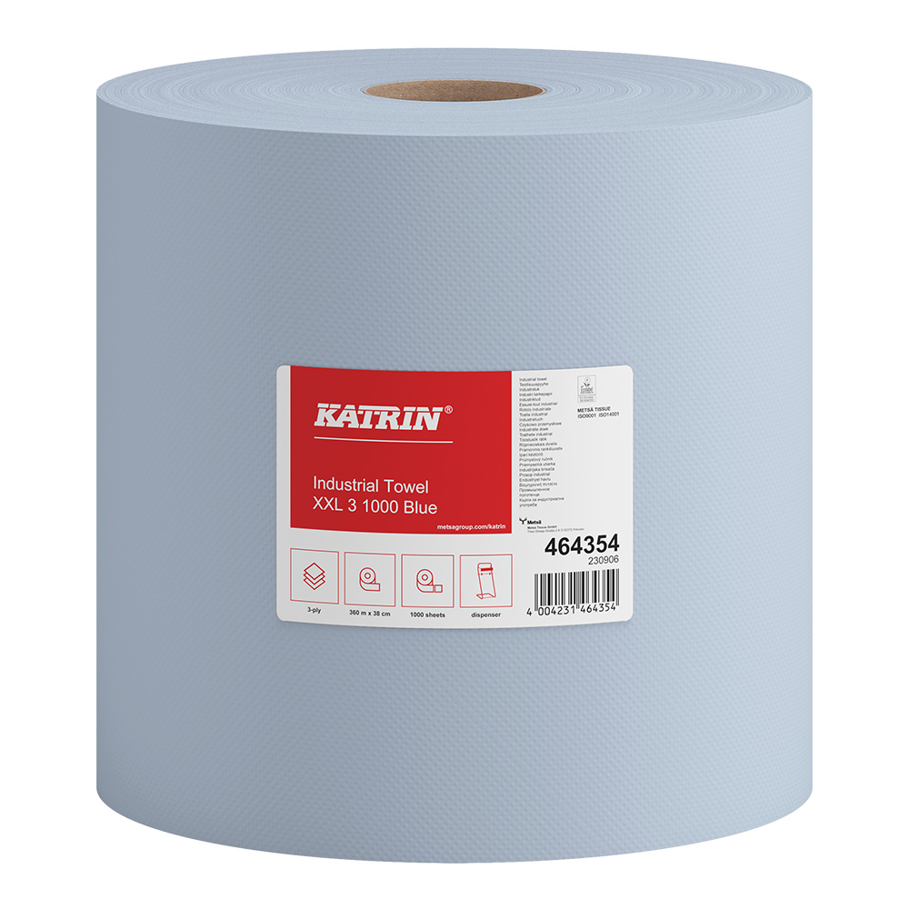  KATRIN Putztuchrolle XXL3, 3-lagig als Portrait