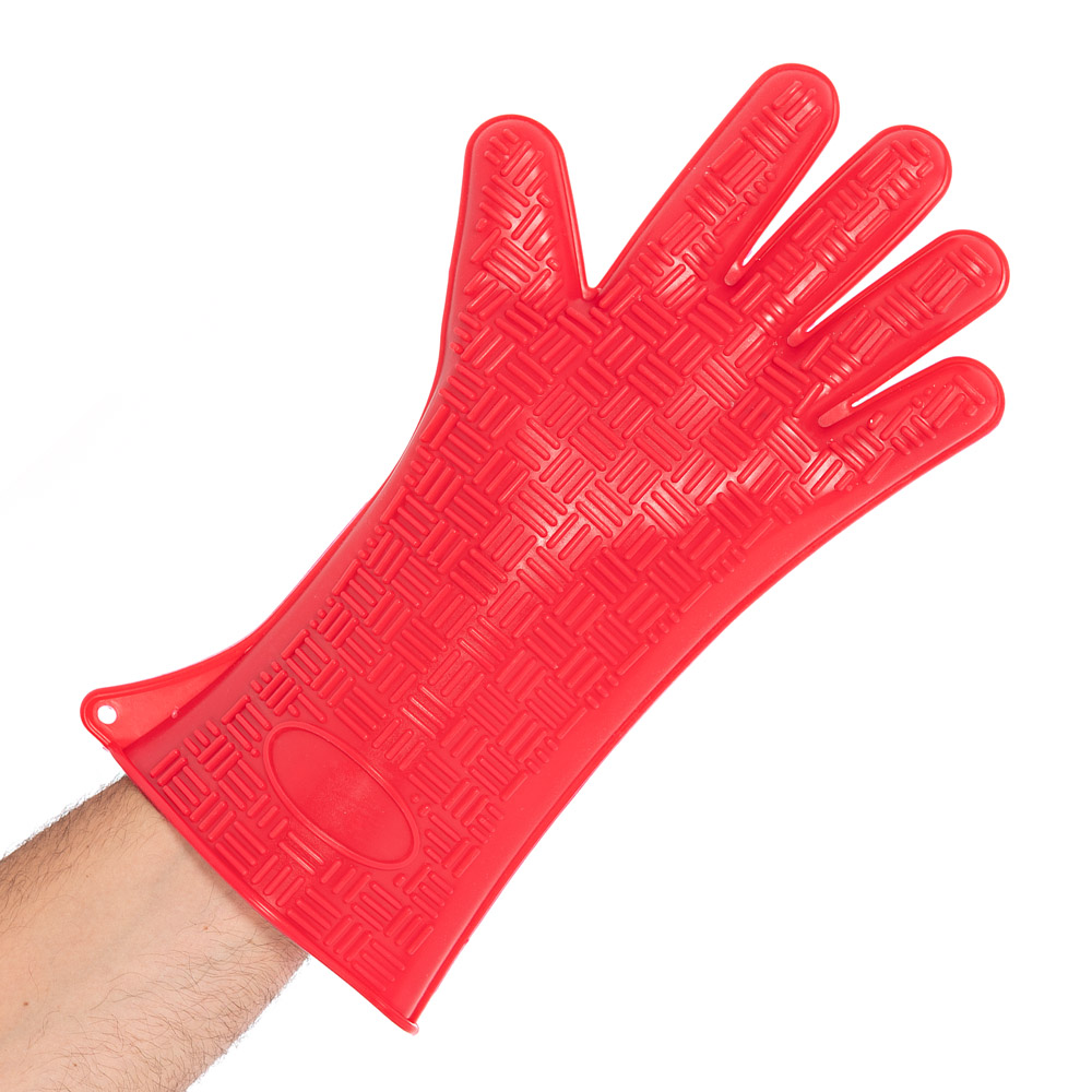 Ofenhandschuhe Heatblocker aus Silikon mit einer Stulpe von 35cm