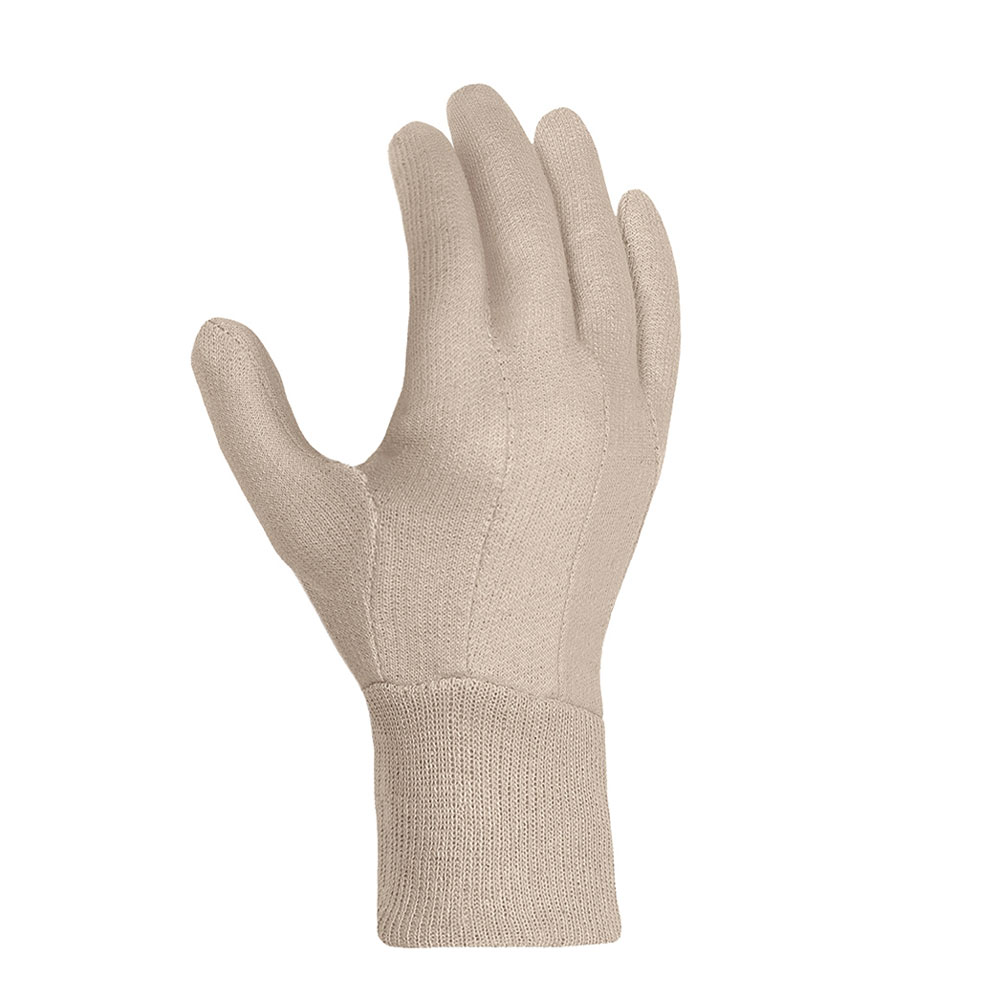 teXXor® cotton jersey gloves 1590, medium heavy in the front view