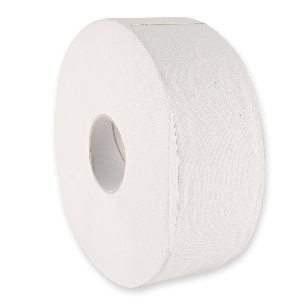Toilet paper, Jumbo, 2-ply made of recycled paper, roll